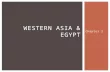 Western Asia & Egypt
