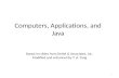 Computers, Applications, and Java