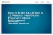 How to Make $4.1Billion in 12 Months:  Healthcare Fraud and Abuse Enforcement