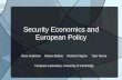 Security Economics and European Policy