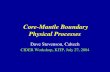Core-Mantle Boundary Physical Processes