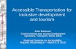 Accessible Transportation for inclusive development and tourism