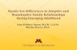Dyadic Sex Differences in Adoptive and Nonadoptive Family Relationships during Emerging  Adulthood
