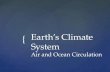 Earth’s Climate System Air and Ocean Circulation