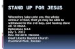 Stand up for  jesus