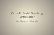 Catholic Social Teaching (Participation)