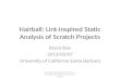 Hairball: Lint-inspired Static Analysis of Scratch Projects