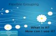 Flexible Grouping
