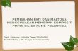 Pemisahan Pati dan Maltosa Menggunakan Membran Komposit PMMA - Silica Fume - Poliamida