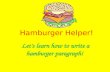 Hamburger Helper!