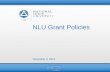 NLU Grant Policies