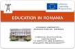 EDUCATION IN ROMANIA