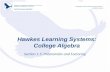 Hawkes Learning Systems: College  Algebra