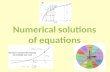 Numerical solutions of equations