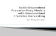 Ratio-Dependent Predator-Prey Models with  Nonconstant  Predator Harvesting