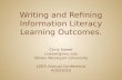 Writing and Refining Information Literacy Learning Outcomes.
