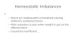 Homeostatic Imbalances