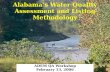 Alabama’s  Water  Quality Assessment and Listing Methodology