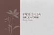English 9A  Bellwork
