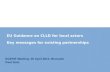 EU Guidance on CLLD for local  actors Key messages for  existing partnerships