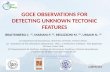 GOCE OBSERVATIONS FOR DETECTING UNKNOWN TECTONIC FEATURES