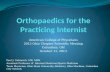 Orthopaedics  for the Practicing Internist