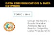 DATA COMMUNICATION & DATA NETWORK