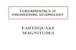 FUNDAMENTALS of ENGINEERING SEISMOLOGY