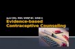 Evidence-based Contraceptive Counseling