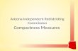 Arizona Independent Redistricting Commission Compactness Measures