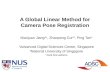 A Global Linear Method for Camera Pose Registration