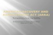 American  Recovery and  Reinvestment Act (ARRA)