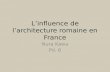 L’influence  de  l’architecture  romaine en France