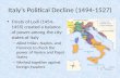 Italy’s Political Decline (1494-1527)