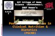 Post Graduate Diploma in Clinical Nutrition & Dietetics  (PGCND)