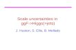 Scale uncertainties in  ggF ->Higgs(+jets)