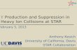 Production and Suppression in Heavy Ion Collisions at STAR