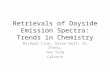 Retrievals of Dayside Emission Spectra: Trends in Chemistry
