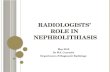 Radiologists’  role in  nephrolithiasis