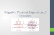Negative Thermal Expansion of Cyanides