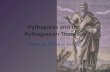 Pythagoras and the  Pythagorean Theorem