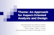 Theme: An  Approach for Aspect-Oriented Analysis and Design