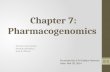 Chapter 7:  Pharmacogenomics