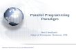 Parallel Programming Paradigm