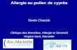 Allergie au pollen de  cyprès Denis  Charpin Clinique des Bronches, Allergie et Sommeil