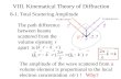 VIII. Kinematical Theory of Diffraction