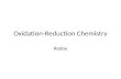 Oxidation-Reduction Chemistry