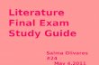Literature Final  Exam Study  Guide