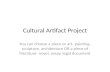 Cultural Artifact Project