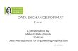 DATA EXCHANGE FORMAT IGES